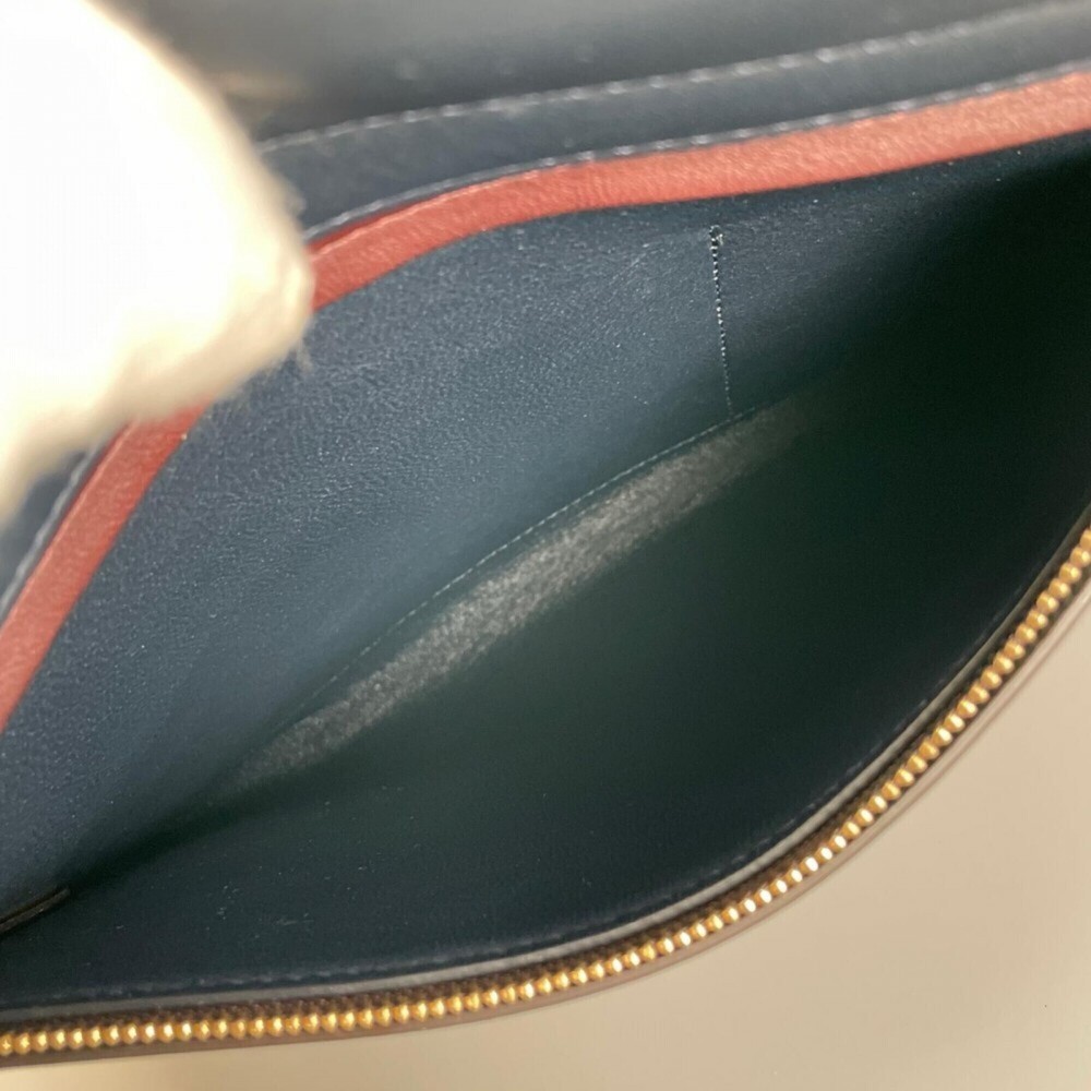 Celine handbag for women, CELINE F-SN-0152, leather, wine red, gold hardware. - Picture 15 of 16